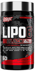 Nutrex Lipo-6 Black Ultra Concentrate Ultrakoncentrált Zsírégető Formula 60 Kapszula