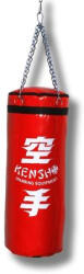 Kensho Bokszzsák, piros, műbőr 100x40 cm KENSHO