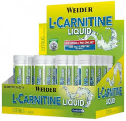 Weider Weider L-Carnitine Liquid - Folyékony L-karnitin 20 x 25ml