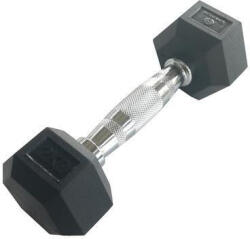 Sveltus Hexagonal Dumbbell Hex Hatszögletű Egykezes Gumírozott Fix Edzőtermi Kézisúlyzó 2 Kg