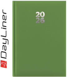 Dayliner Határidőnapló Pannon A5 heti, fehér lapokkal világoszöld Dayliner 2026 (DL6AG-PAFA5HE-VZ) - officefirst