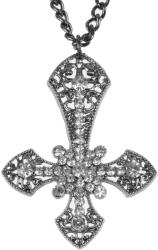 FALON Zgardă Black Gothic Cross - PSY1132