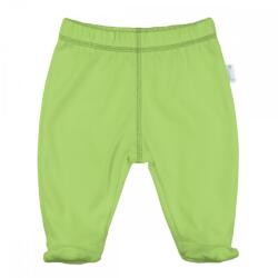 Kynga kivizöld koraszülött talpas babanadrág - Nem szabott 44, 50, 56 cm - MEGSZŰNŐ TERMÉK, UTOLSÓ DARABOK!