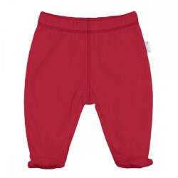 Kynga piros koraszülött talpas babanadrág - Nem szabott 44, 50, 56 cm - MEGSZŰNŐ TERMÉK, UTOLSÓ DARABOK!