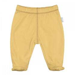 Kynga sárga koraszülött talpas babanadrág - Nem szabott 44, 50, 56 cm - MEGSZŰNŐ TERMÉK, UTOLSÓ DARABOK!