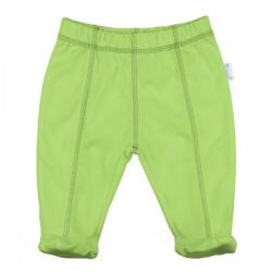 Kynga kivizöld koraszülött talpas babanadrág - Szabott 44, 50, 56 cm - MEGSZŰNŐ TERMÉK, UTOLSÓ DARABOK!