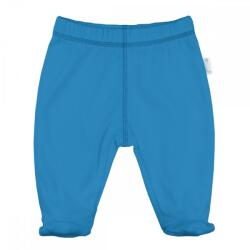 Kynga türkizkék koraszülött talpas babanadrág - Nem szabott 44, 50, 56 cm - MEGSZŰNŐ TERMÉK, UTOLSÓ DARABOK!