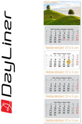 Dayliner Speditőr naptár 4 tömb, 4 hónap SP-4 330 × 1100 mm, fehér lapokkal Hangulat Dayliner 2026 (DL6SP-4H4-HA) - iroda-ellatas