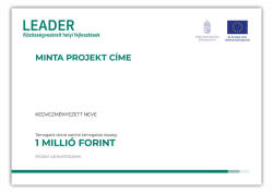  LEADER A3 fekvő projekt tábla : Projekttábla méret - A3 (297 mm x 420 mm)