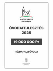  MFP Támogatói tábla : Projekttábla méret - 400 mm x 600 mm