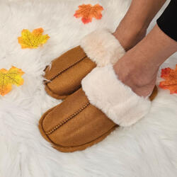 J. B. P. Shoes Prémes női szobapapucs Mustár, 36/37 99352