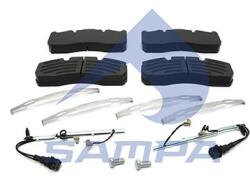 SAMPA Set placute frana SAMPA 096.619 (096.619)
