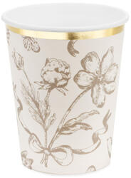  Flowers Cups, mix, 220 ml (1 pkt / 6 pc. ) (KPP100-EU2)