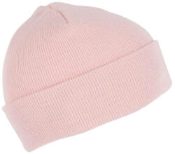 K-UP KP031 kötött duplafalu unisex sapka K-UP, Pale Pink-U (kp031pp-u)