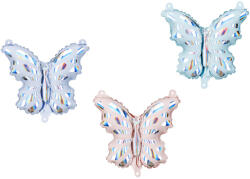  Foil Balloons for Garland Butterflies, mix, 19x23 cm (1 pkt / 21 pc. ) (FB253)