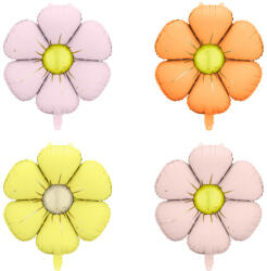  Foil balloons for Daisy garlands, diameter 65 cm, mix (1 pkt / 4 pc. ) (FBZ4)