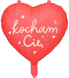  Foil balloon Heart ''Kocham CiÄ? '', 45 cm, mix (FB170)