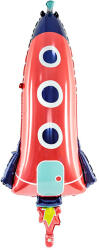  Foil balloon Rocket, 44x115cm, mix (FB61)
