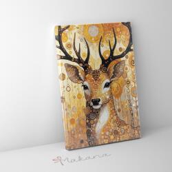 Makana Aranyló szarvas - Számfestő készlet, kerettel (40x50 cm)