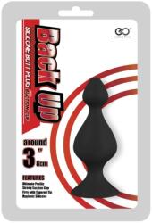 NS Novelties Back Up 3" Silicone Butt Plug w/Suction Cup II