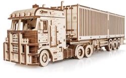 EWA Puzzle 3D, Trailer pentru Camionul Road King (container), EWA, lemn, 238 piese