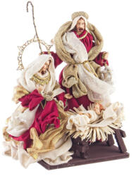 Bizzotto Figurina Nasterea Domnului textil multicolor 23x18x28h (0928263)
