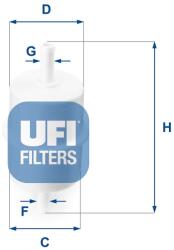UFI filtru combustibil UFI 31.010. 00 (31.010.00)