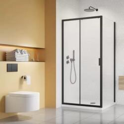 Radaway Set promotional cabina de dus Radaway Alienta DWJ+S negru mat 120x90 cm cu cadita si sifon (202409)
