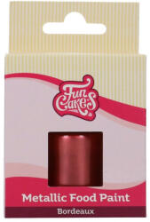FunCakes metál ételfesték, bordó, 30 ml