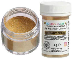 Sugarflair Colours ehető lüszter porfesték, ragyogó arany, 4g