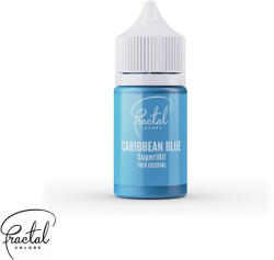 Fractal Colors Fractal SuperiOil olaj alapú ételfesték, Karibi Kék (Caribbean blue), 30g