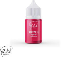 Fractal Colors Fractal SuperiOil olaj alapú ételfesték, Pipacs (Poppy Red), 30g