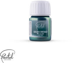 Fractal Colors Fractal Folyékony Metál Ételfesték - Arany smaragzöld, 30g