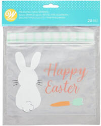 Wilton újrazárható tasak, nyuszi, 20 db