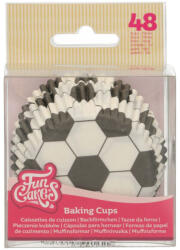 FUNCAKES muffin papír, Football, 48 db