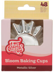 FUNCAKES merev muffin papír, ezüst, 48db