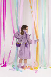 PARTYDECO fólia lufi, pillangószárny, lila, 102×50cm (FBS2)