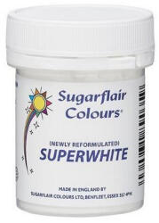 Sugarflair Colours cukormáz fehérítő por, fehér, 20g
