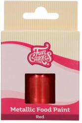 FunCakes metál ételfesték, piros, 30ml