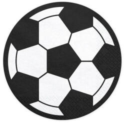 PartyDeco szalvéta, football, 13, 5 cm, 20db (SPK10)