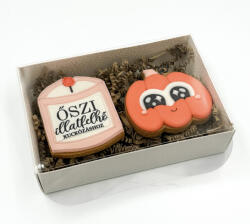 Tortastúdió Mézeskalács doboz, áttetsző tetővel, 150×100×35 mm - csomag (14559_CS)