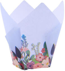 PME tulipános muffin papír, virágmintás, 24 db