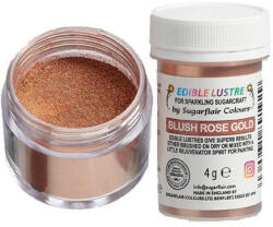 Sugarflair Colours lüszter porfesték, halvány rose gold, 4g