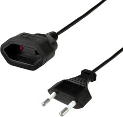 LogiLink Tápkábel hosszabbító, CEE7/16, 0, 2 m