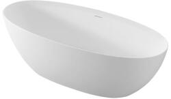 POLYSAN Szabadon álló kád Polysan NOYA 170x76 cm solid surface bal és jobb tájolású fehér matt 92330 (92330)