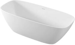 POLYSAN Szabadon álló kád Polysan MEDINA 165x70 cm solid surface bal és jobb tájolású fehér matt 92430 (92430)