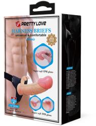 Pretty Love Mavis - ham cu dildo realist 19 cm și stimulator clitoridian