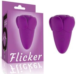 Lovetoy Flicker - vibrator reîncărcabil cu „limbă vibratoare (mov) Vibrator
