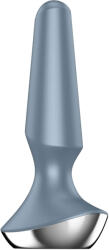 Satisfyer Plug-ilicious 2 Connect App - vibrator anal inteligent (argintiu/gri)