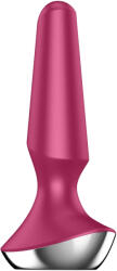 Satisfyer Plug-ilicious 2 (roșu) - vibrator anal cu control prin aplicație